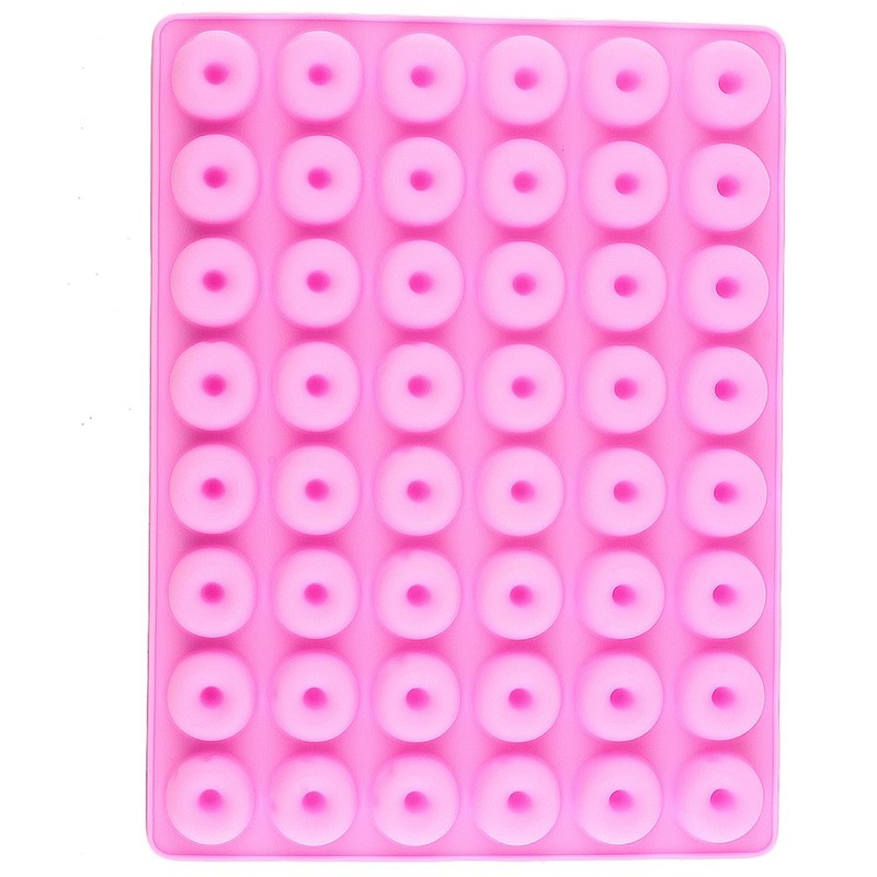 2 Pack Silicone Donut Candy Mold Ring Shape Trays for Gummy Chocolate Cookies gallery