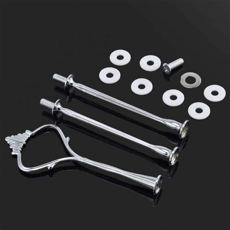 8 Sets 3-Tier Cake Stand Handles Hardware for Plates Cupcakes Fruit Trays 2 Styl gallery