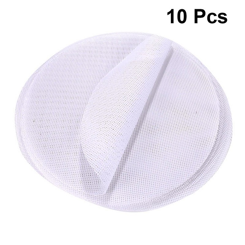 10 Pcs Round Silicone Pad Steamer Mesh Mat Steamed Bun Non-stick gallery
