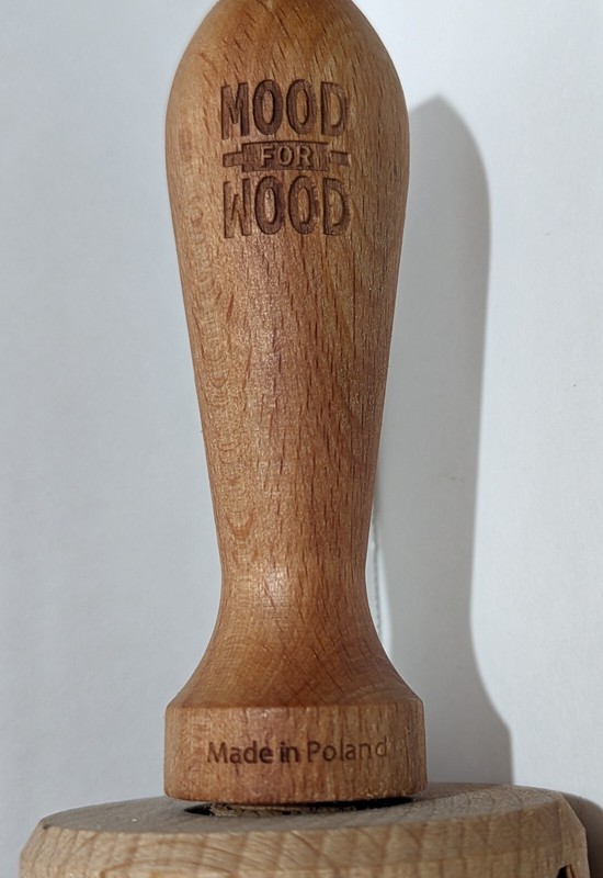 Mood for Wood 16" Rolling Pin Orcas Killer Whale Laser Etched Poland Sustainable gallery