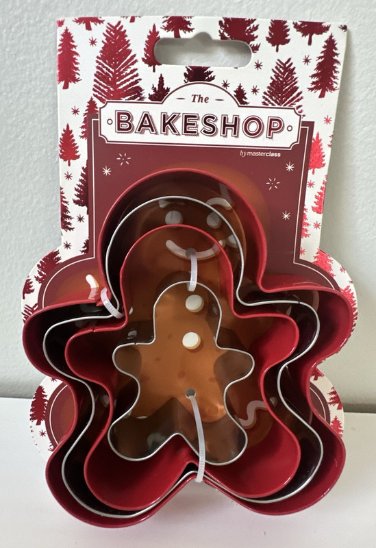 The Bakeshop by Master Class CHRISTMAS Gingerbread Cookie Cutter Set NEW