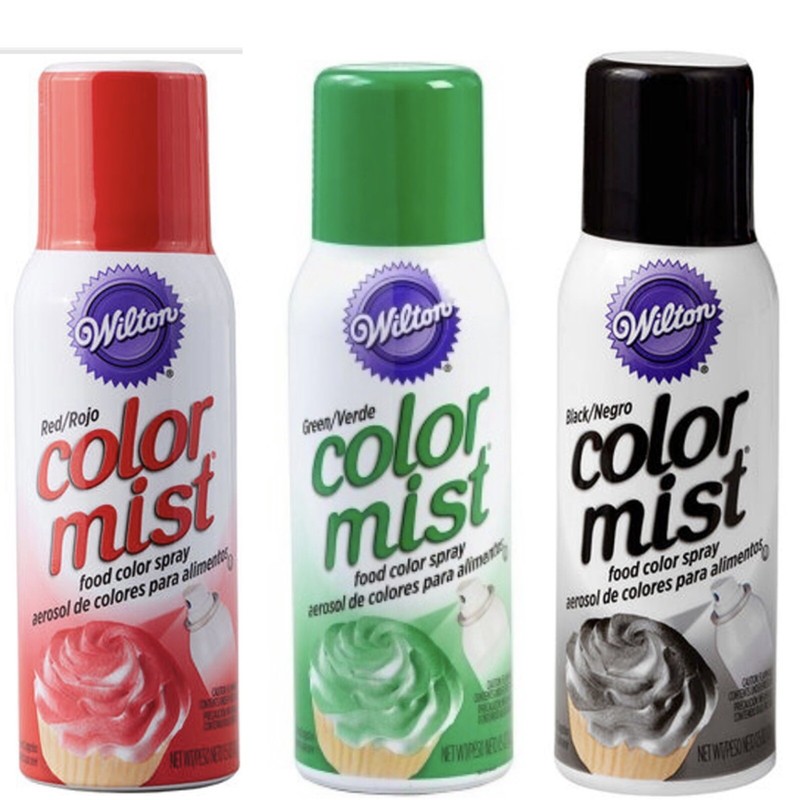 Wilton Color Most Edible Food Color Mist Spray NEW Set Of 3 1.5 oz Each