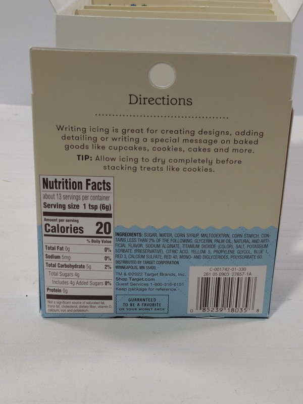 Favorite Day Writing Icing 4 Pack Classic Colors Cookie Cake Decorating Tubes - gallery
