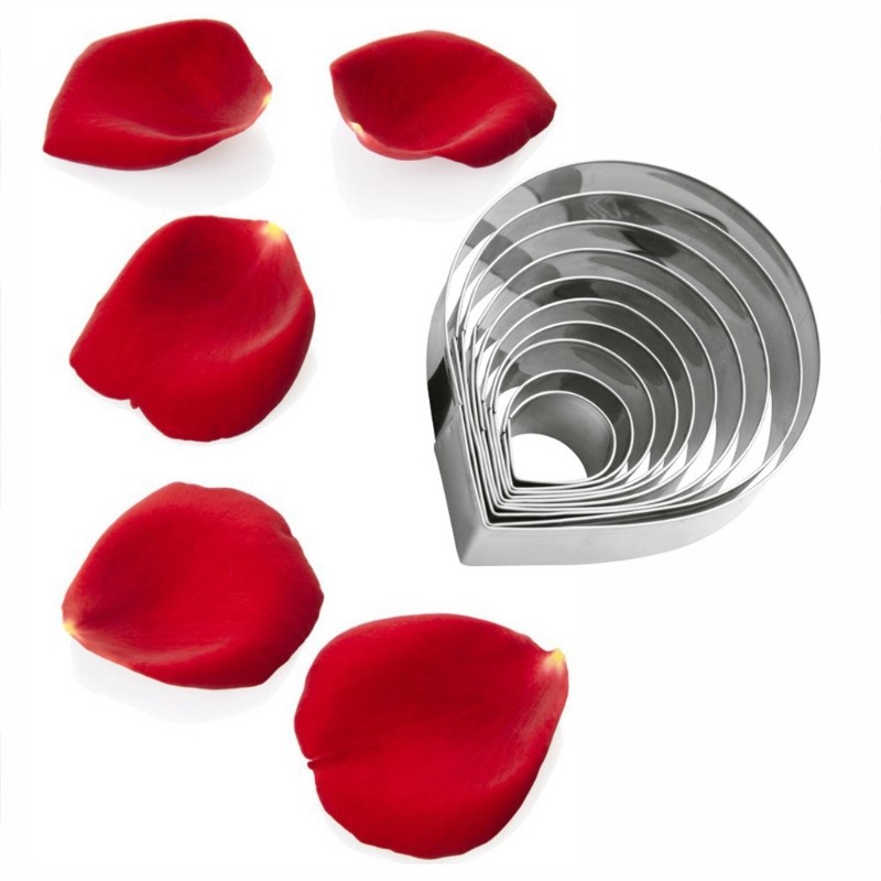 Rose Leaf Petal Silicone Cake Mold Handmake DIY Cake Biscuits Silicone Mould gallery