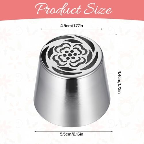 Tulip Piping Tip, Stainless Steel Flower Piping Tips for Cake Decorating gallery
