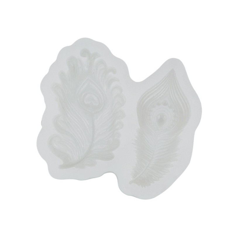 Efficient Peacocks Feathered Silicone Molds Baking Making Artisanal Craft gallery
