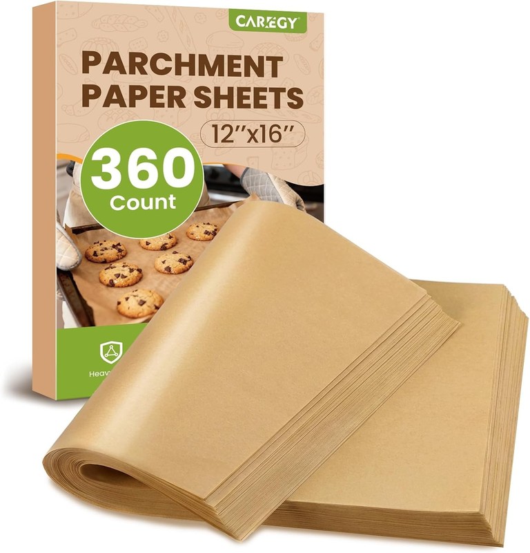 360Pcs Unbleached Parchment Paper Sheets, 12 x 16 Inch,Precut