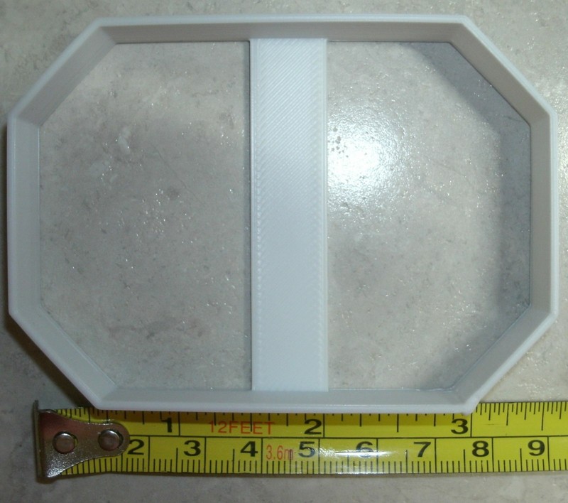 EMERALD CUT SHAPE GEMSTONE RECTANGLE DIAMOND FANCY GEM COOKIE CUTTER USA PR2685 gallery