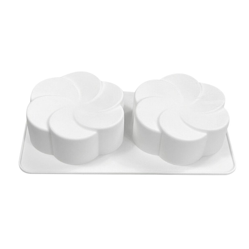 Elegant Fan Shape Flower Mousse Silicone Molds For Professional And DIY Baking gallery
