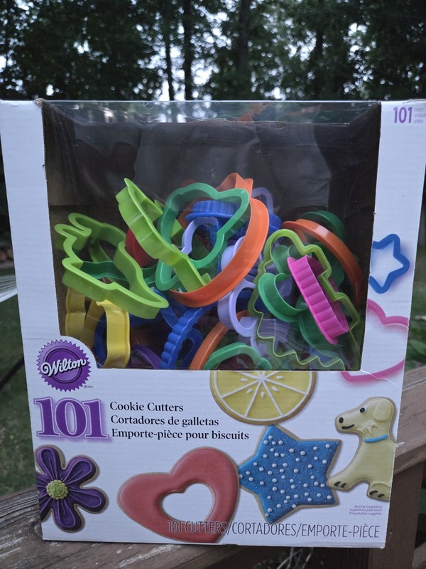 Wilton 101 Piece Cookie Cutter Set Letters Numbers Animals Holiday Shapes