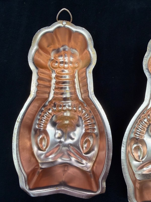 Vintage Copper Toned Lobster Mold Wall Hanging Art Kitchen Jello Hong Kong (3) gallery