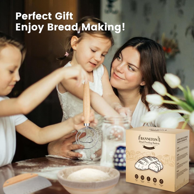 Banneton Bread Proofing Baskets and Sourdough Bread Baking Supplies - Sourdou... gallery