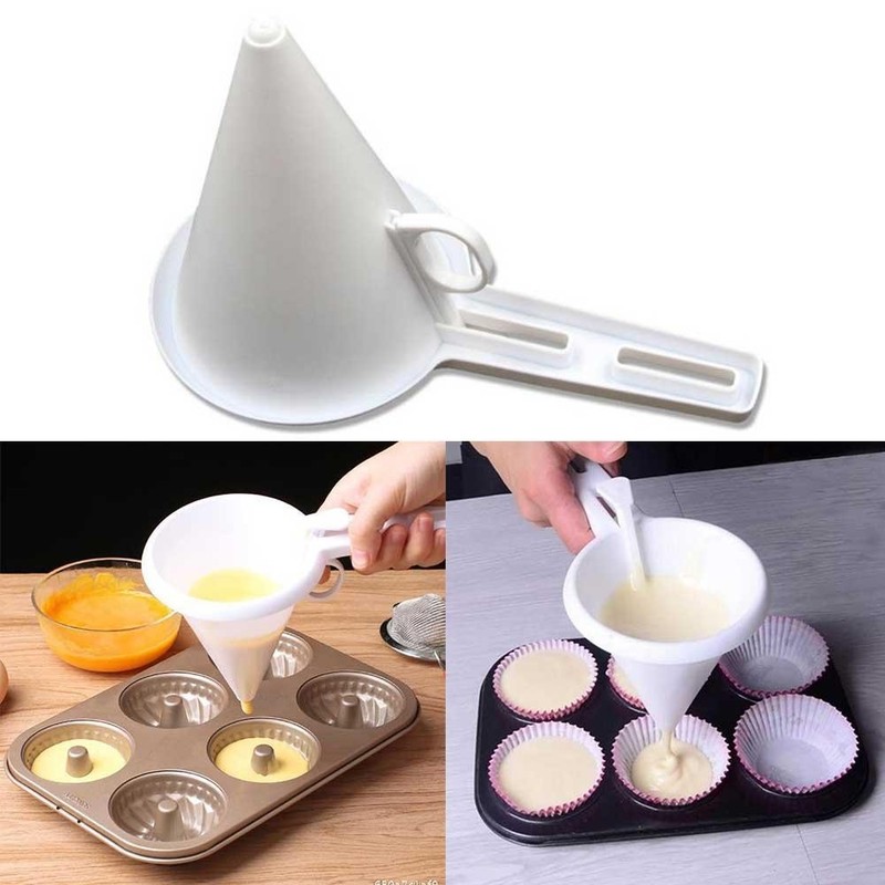 Easy Chocolate Decorating with Adjustable Funnel for Cakes and Pancakes gallery