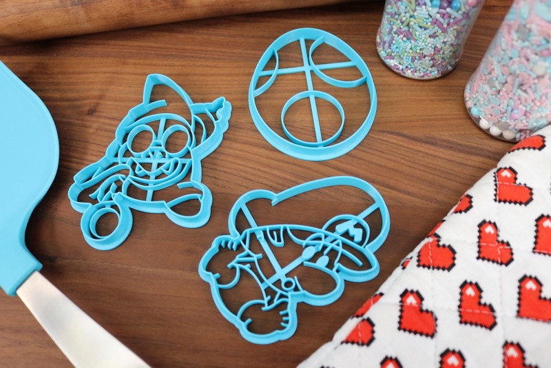 Yoshi's Island Characters Cookie Cutters - Baby Bowser, Baby Mario, Kamek, gallery