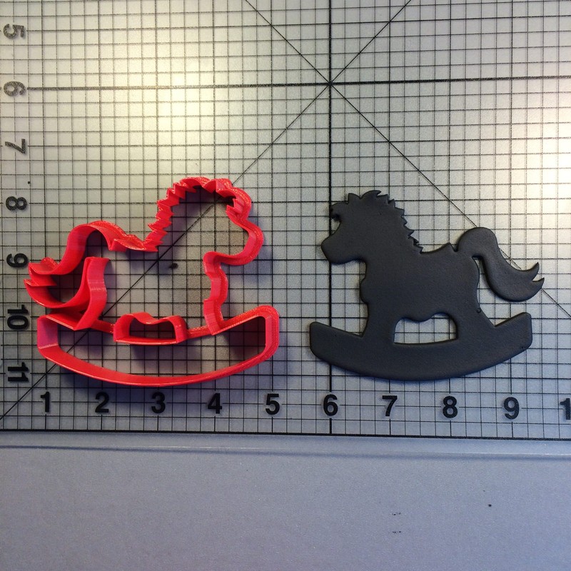 Rocking Horse 102 Cookie Cutter