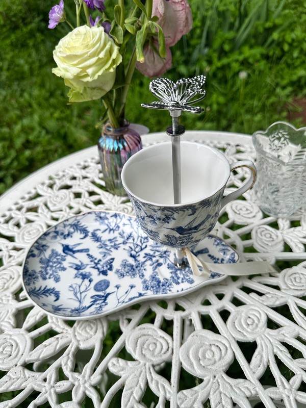 2 tiered chip and dip bowl or jewelry holder