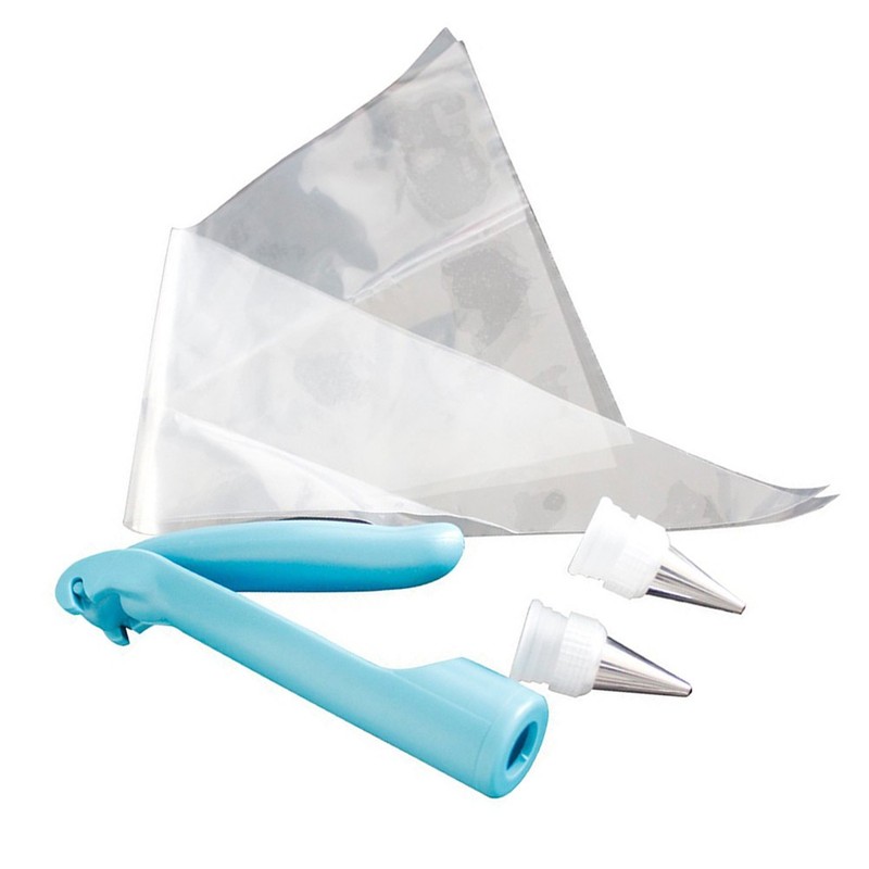 6 Pcs Cake Decorating Pen Tool Kit Icing Piping Nozzles Bags for Party Cakes gallery