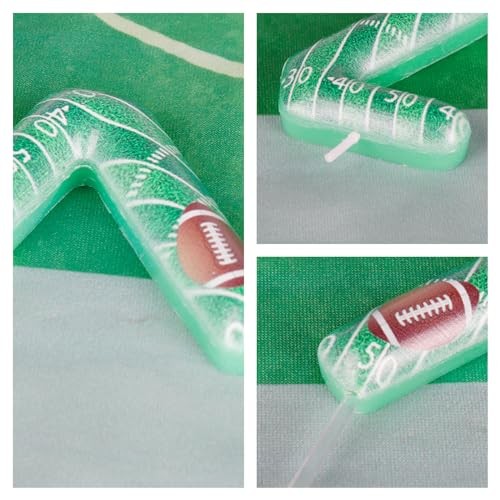 th Birthday Candles Number Candle Cake Topper Superbowl Party 4 Football gallery