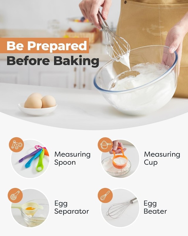 700pcs Cake Decorating Kit, Baking Supplies with Springform Pans, Cake Turnta... gallery