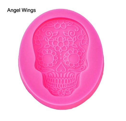 j STAMPO SILICONE TESCHIO MESSICANO CIOCCOLATO CARAMELLE GELATINA GHIACCIO RESIN gallery