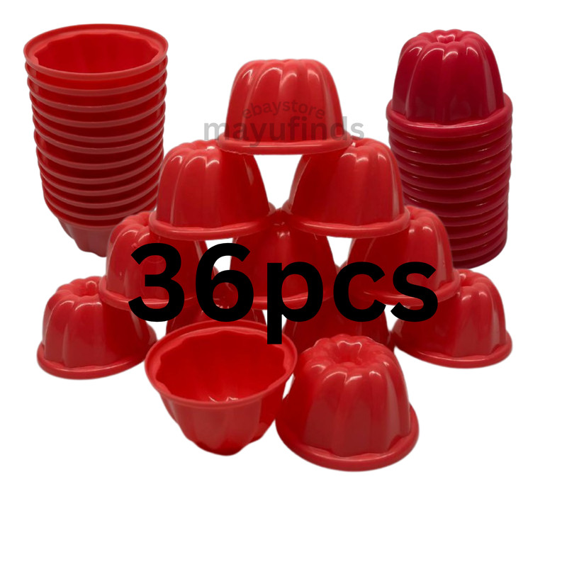 Steamed Press Mold Desserts Jelly Pudding Fluted Cup 36, 60, 72 pieces 5.5cm