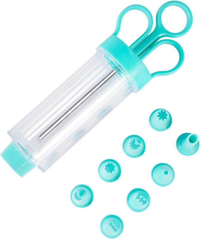 Cupcake Injector/Decorating Icing Set, 9-Piece Set, Stainless Steel Laminating g