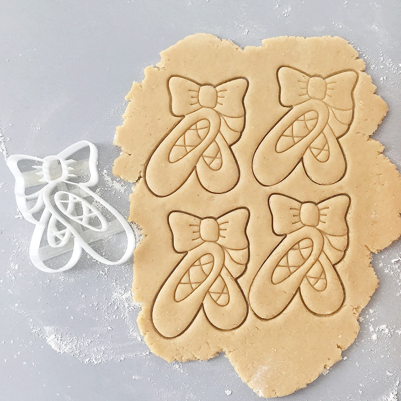 Ballet Shoe Cookie Cutter, Pointe Cookie Cutter, Ballet Slippers gallery