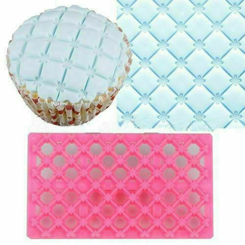 Decorating Cutter Mould Icing Sugarcraft Cake Quilting DIY Fondant Embosser