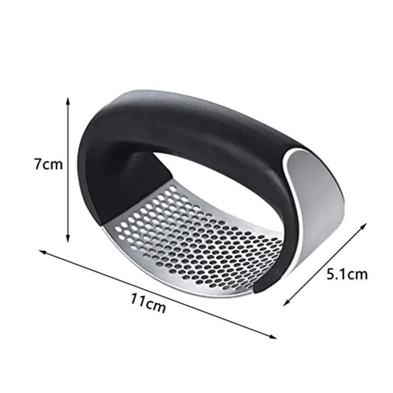 Brunchy Garlic Ginger Quick Crusher - Multipurpose Press Small, Black gallery
