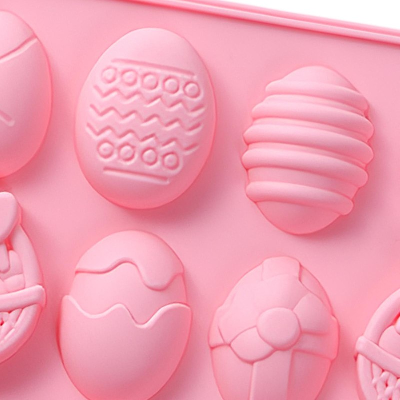 Easter Chocolate Molds Non Stick Handmade Crafts Casting Tool Bunny Candle Molds gallery