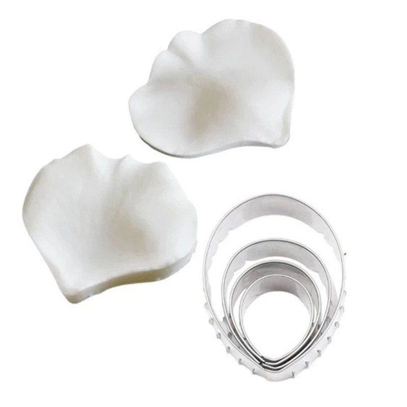 Rose Leaf Petal Silicone Cake Mold Handmake DIY Cake Biscuits Silicone Mould gallery