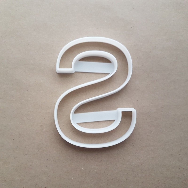 Alphabet Letter S Upper Shape Cookie Cutter Dough Biscuit Pastry Fondant Sharp gallery