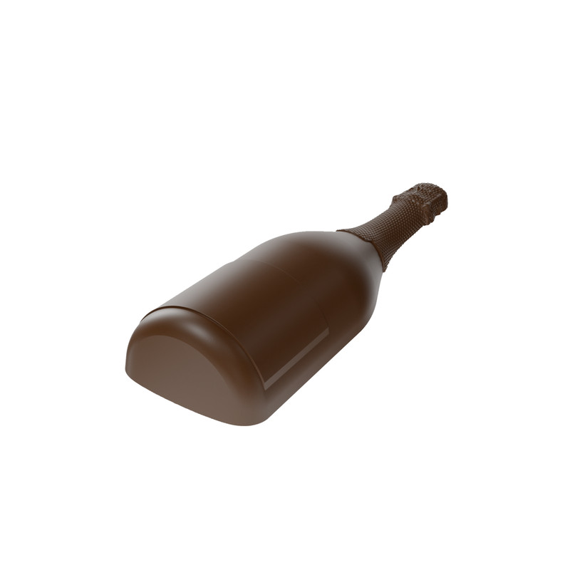 Mold for chocolate "Champagne bottle 30cm" orirginal size plastic molds for conf gallery