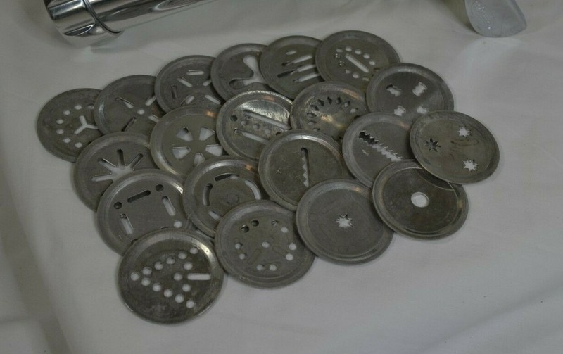 Shule Biscuits Cookie Dough Press Maker 20 Dials / Design Disks gallery
