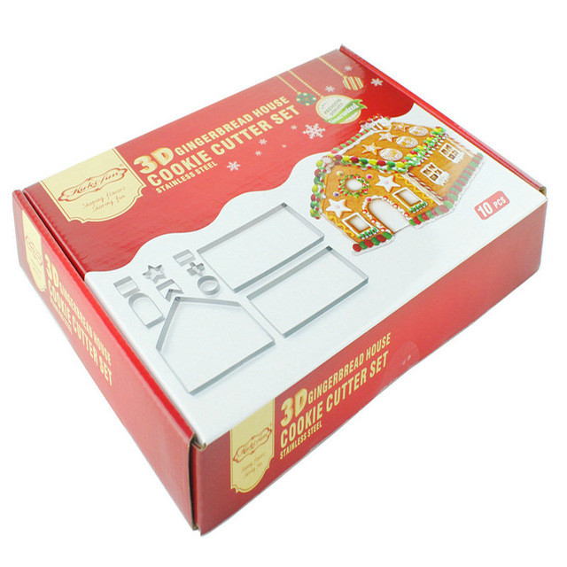 Gingerbread House Cookie Cutter Set Reuseable Christmas Baking Biscuit Cutters gallery