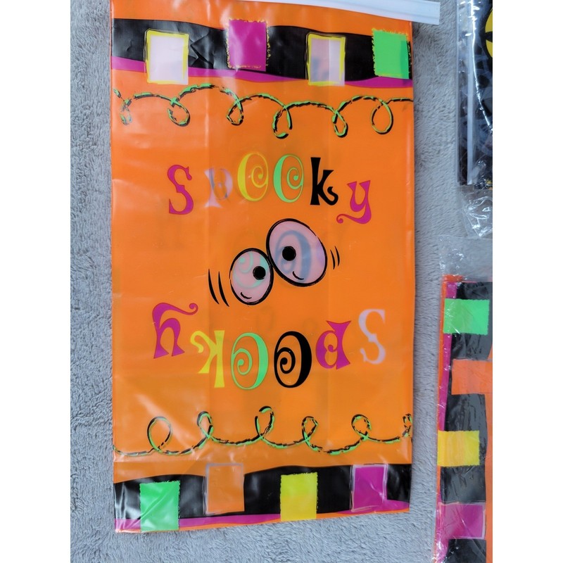 Halloween Bakery Bags Frosted Spooky Eyes Treat Cookie Bags with Wire Closure gallery