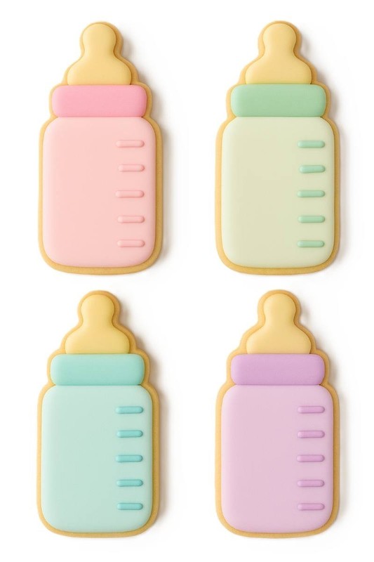 Baby Bottle Cookie Cutter 4'' Metal gallery