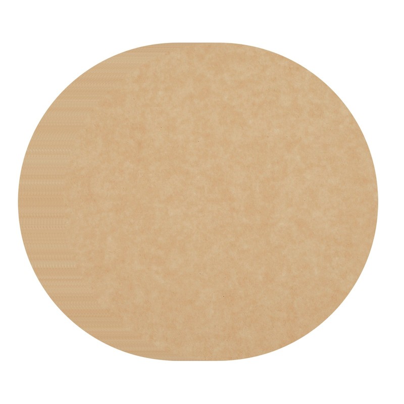 150 pcs round oven paper, 22 cm non-stick paper, wood color