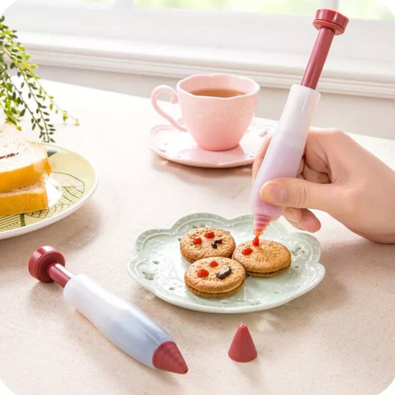 3PCS Decorating Pen Food Writing Pen Cake Cookie Cream Pastry Baking Tool gallery