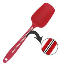 Silicone Spatulas - 8.2 inch Small Rubber Spoon Spatula Heat Resistant gallery
