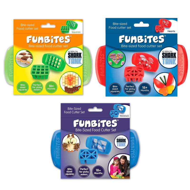 FUNBITES Crustless Sandwich Cutter for Kids Lunch, Uncrustable Sandwich Cutte…