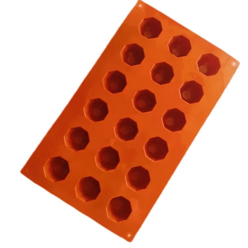 18 Cavities Diamond Stone Shape Forma De Silicone Para Chocolate Moldes Mold DIY gallery