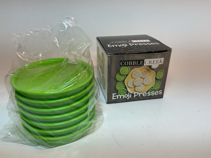 Emoji Cookie Cutter Kids Baking Kitchen Helper Cabin Creek Set 7