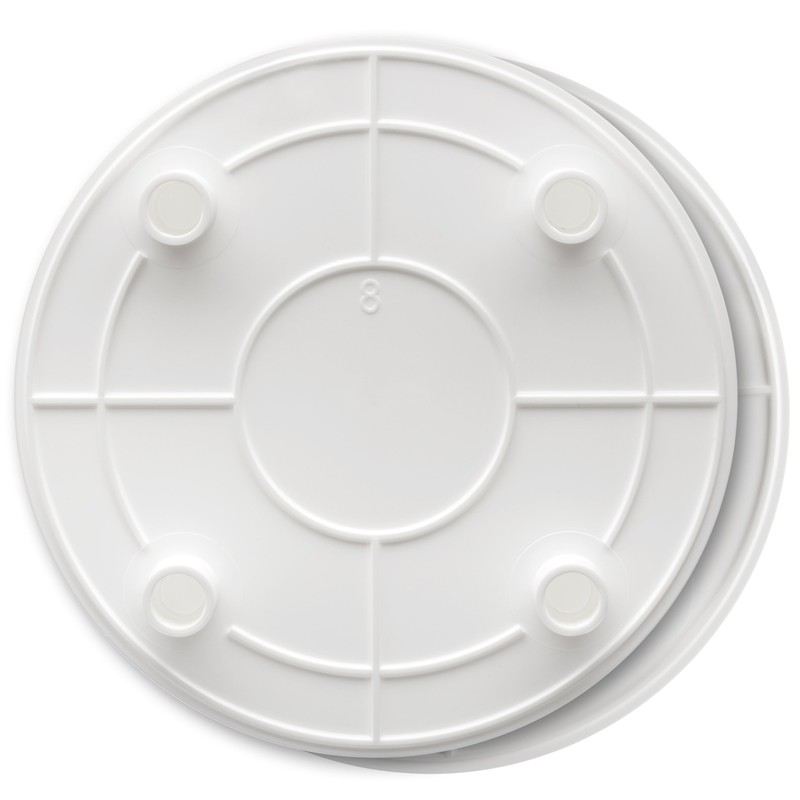 Lady Mary Plastic Cake Separator Plates Set of 2 8-Inch White