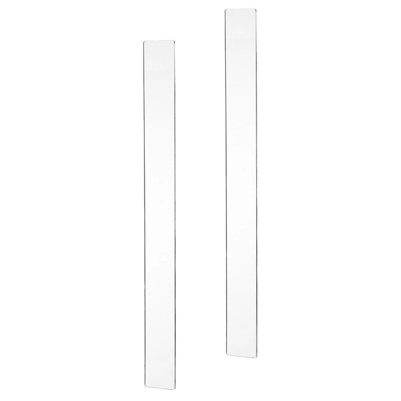 2 Pcs Rolling Pin Baking Guides Acrylic Measuring Dough Thickness Strips