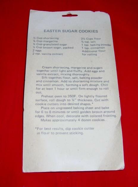 (5) VINTAGE Amscan EASTER Cookie Cutters - NEW - Hong Kong - Lamb, Chick, Bunny gallery