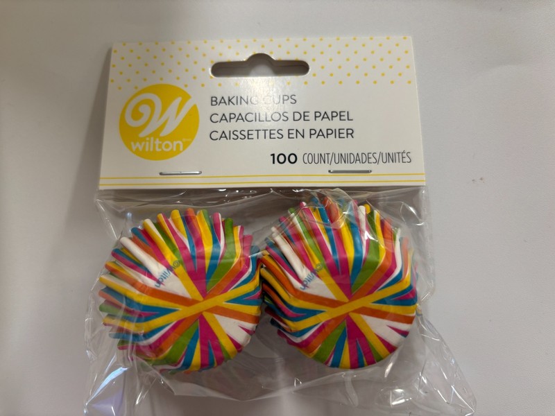 Wilton Mini Color Wheel Cupcake Papers 100ct