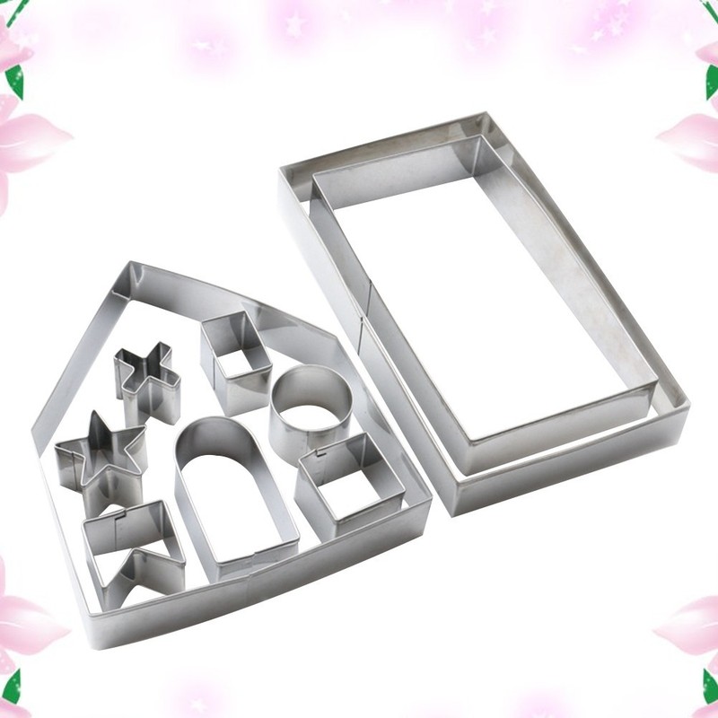 10 PCS Biscuit Moulds Gingerbread Cake Mold Christmas Cookie Molds gallery