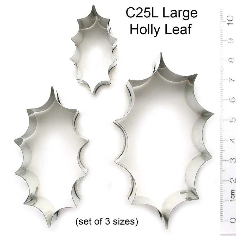 Large Holly Leaf Cutter (Set of 3 Sizes) gallery