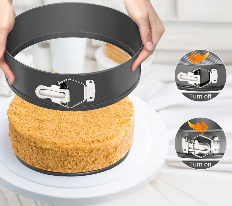 Webake Springform Pan 12 Inch, Nonstick Cheesecake with 12 inch, Black gallery